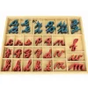 Letras alfabeto móvil pequeño cursiva minúsculas de madera - Montessori