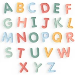 Letras mayúsculas rellenables de silicona para bandeja Play Tray (26) - Inspire My Play