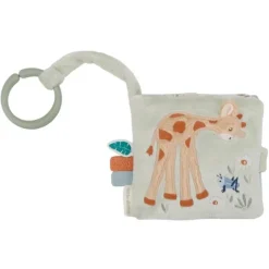 Librito de tela con anilla Safari Friends - Little Dutch