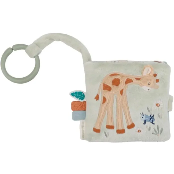 Librito de tela con anilla Safari Friends - Little Dutch