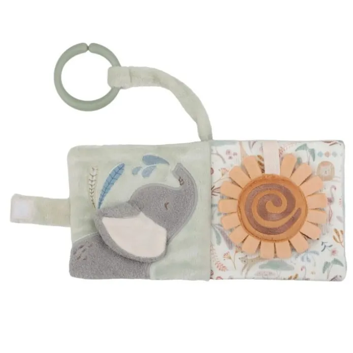 Librito de tela con anilla Safari Friends - Little Dutch
