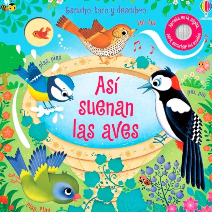 Libro con sonidos Así suenan las aves - Usborne