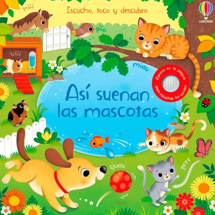 Libro con sonidos Así suenan las mascotas - Usborne