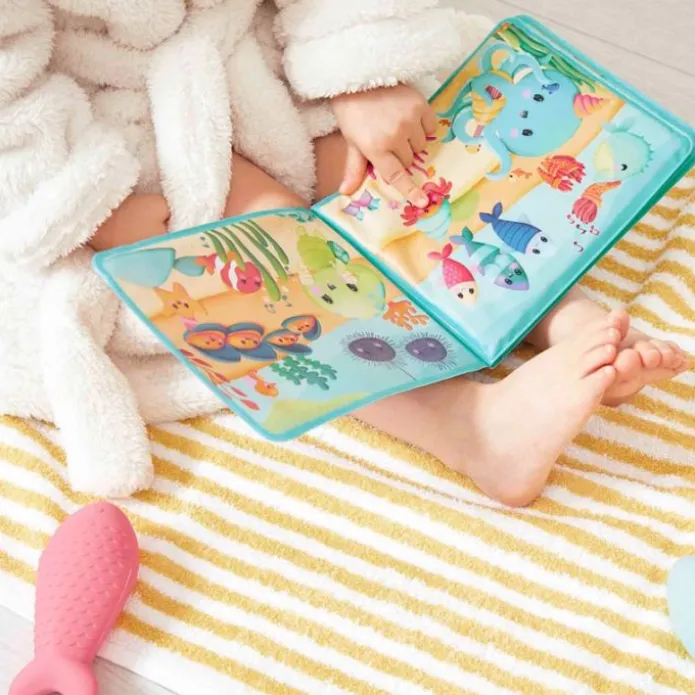 Libro de baño Fiesta bajo el mar y 3 peces rociadores - Janod