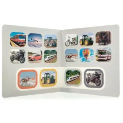 Libro de fotografías Busca y encuentra Medios de transporte - Nowordbooks