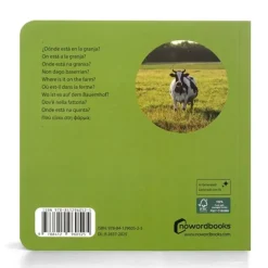 Libro de fotografías Dónde está animales de la granja - Nowordbooks