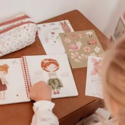Libro de pegatinas Viste a Rosa Jardín de Hadas - Little Dutch