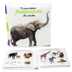 Libro de tela Los animales - Mi primera biblioteca Montessori