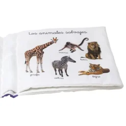 Libro de tela Los animales - Mi primera biblioteca Montessori