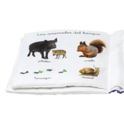 Libro de tela Los animales - Mi primera biblioteca Montessori