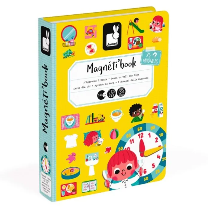 Libro magnético Aprendo la hora - Janod