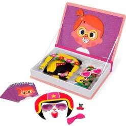 Libro magnético Crazy face chica - Janod