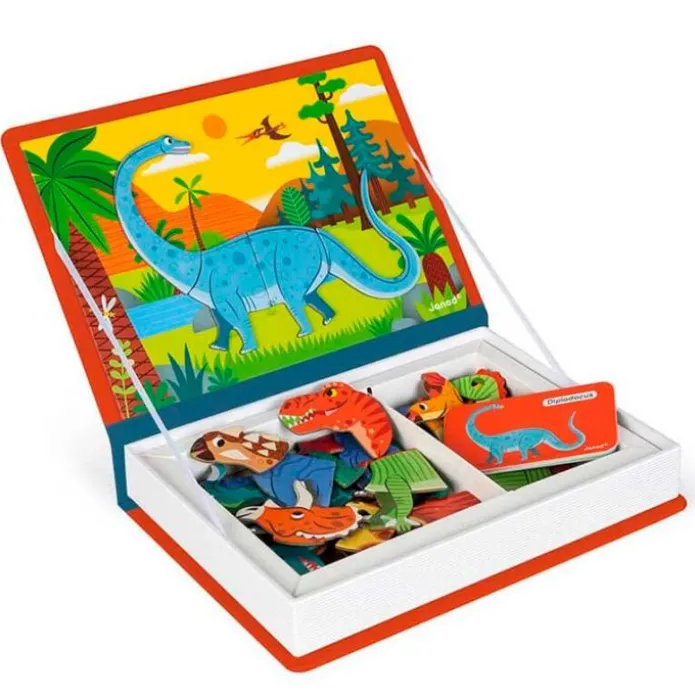 Libro magnético dinosaurios - Janod