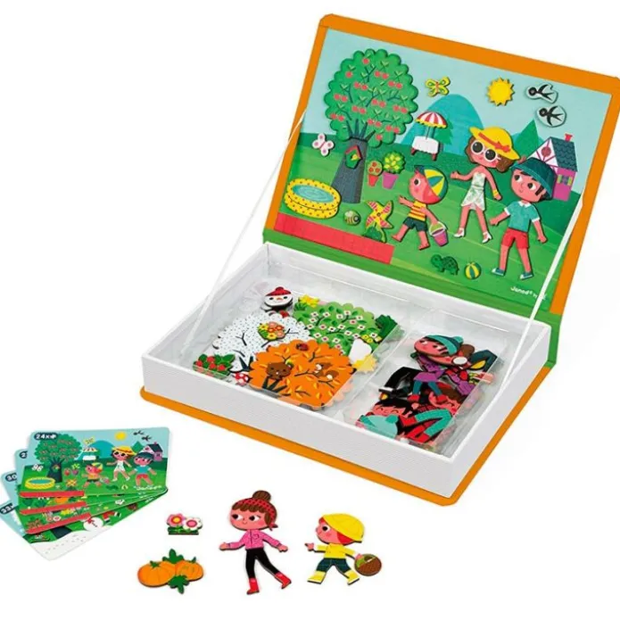 Libro magnético Las 4 estaciones - Janod