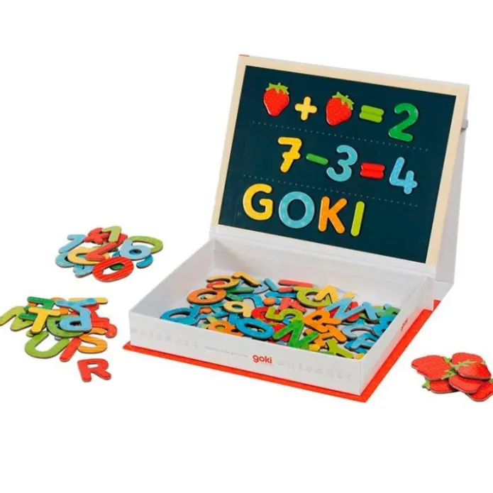 Libro magnético letras y números - Goki