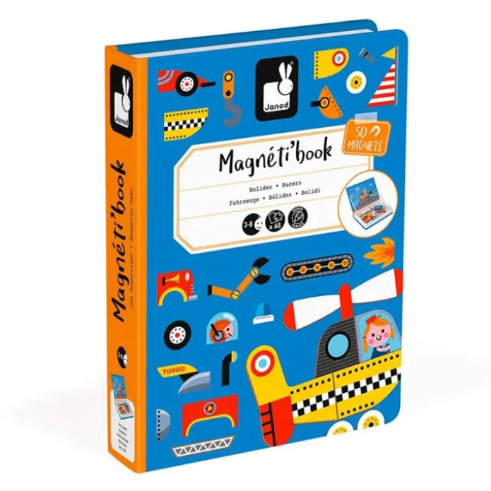 Libro magnético vehículos - Janod