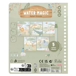 Libro mágico para colorear con agua Safari Jim - Little Dutch