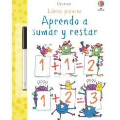 Libro pizarra Aprendo a sumar y restar - Usborne
