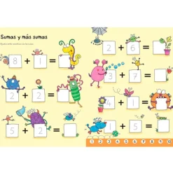 Libro pizarra Aprendo a sumar y restar - Usborne