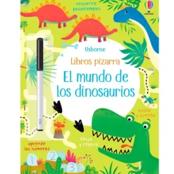 Libro pizarra El mundo de los dinosaurios - Usborne
