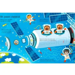 Libro pizarra Vamos al espacio - Usborne