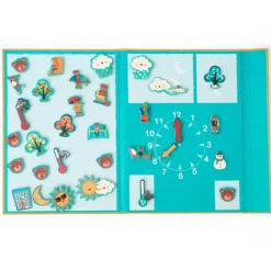 Libro planificador magnético hora, clima y emociones - Scratch
