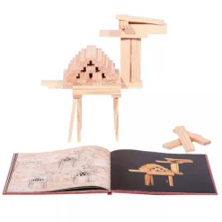 Libro rojo nivel medio Figuras y construcciones - KAPLA