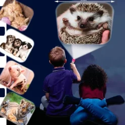 Linterna proyector de imágenes cachorros de animales - Brainstorm