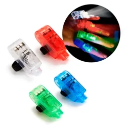 Linternas de dedo sensoriales con luces de colores (12) - Playlearn