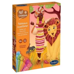 Láminas para colorear con purpurina Princesas del mundo Art & Créations - SentoSphère