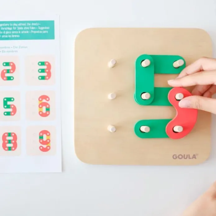 Láminas para completar con piezas de colores - Goula