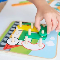 Láminas para completar con piezas de colores - Goula