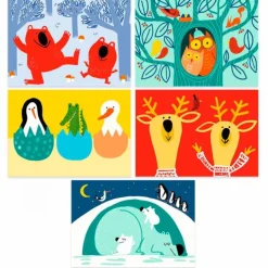 Láminas para rascar animales escondidos - Djeco