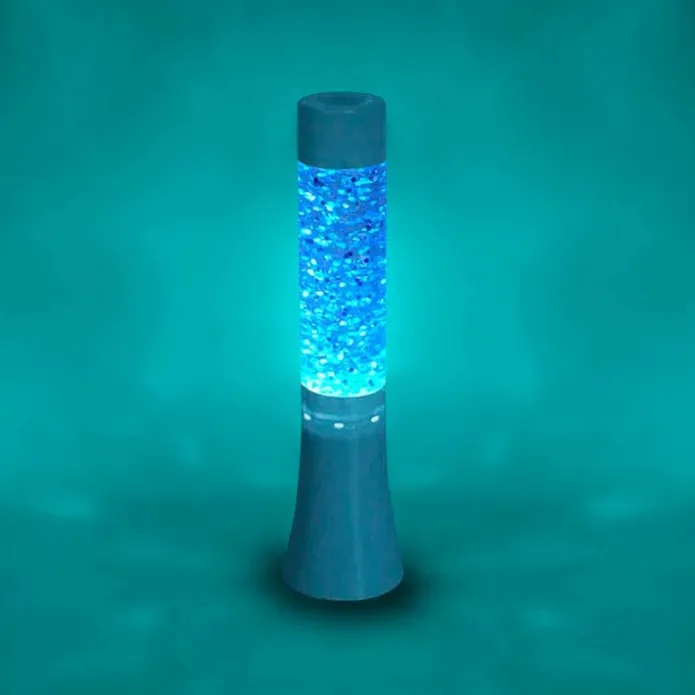 Lámpara de colores con purpurina brillante tornado 33,5 x 8,5 cm - Playlearn
