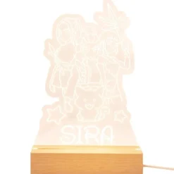 Lámpara personalizada K-Pop nombre - Metacrilato y madera