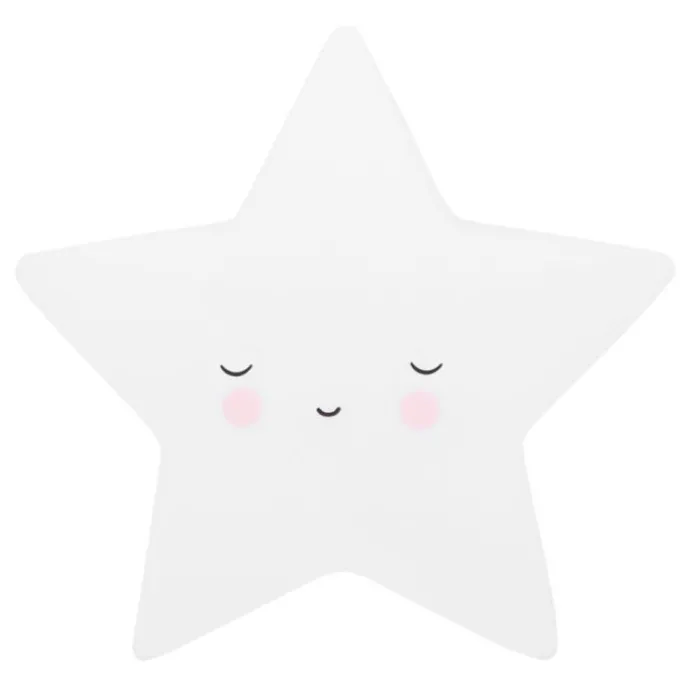 Lámpara quitamiedos estrella blanca - A Little Lovely Company