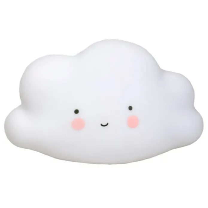 Lámpara quitamiedos nube blanca - A Little Lovely Company