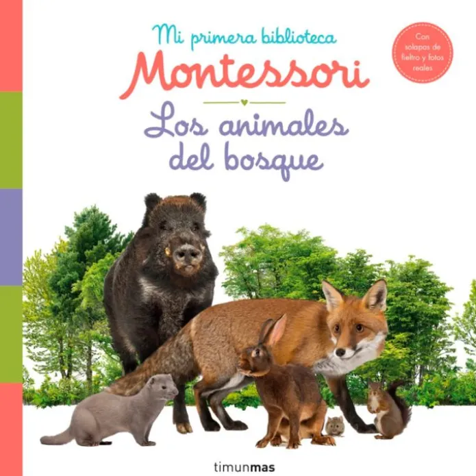 Los animales del bosque - Mi primera biblioteca Montessori