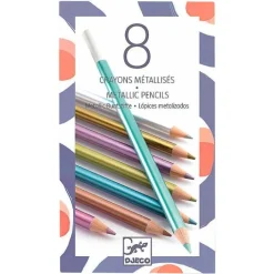 Lápices de colores metalizados (8) - Djeco