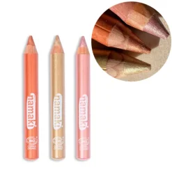 Lápices de maquillaje para cara y cuerpo tonos cálidos brillo - Namaki