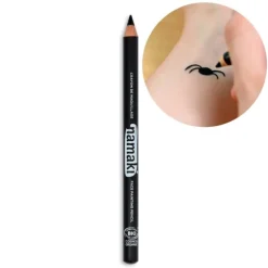 Lápiz fino de maquillaje para cara y cuerpo negro - Namaki