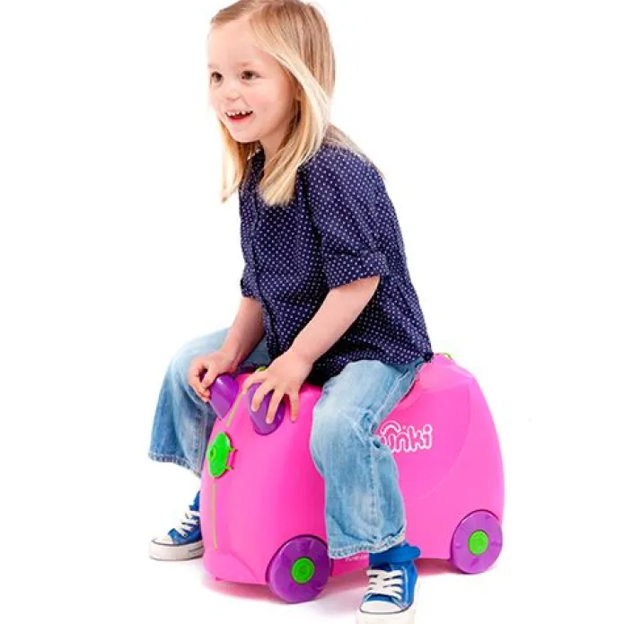 Maleta correpasillos Trixie rosa - Trunki