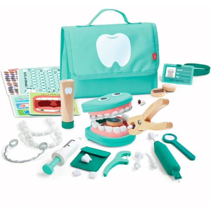 Maletín de dentista con dentadura y accesorios - Hape