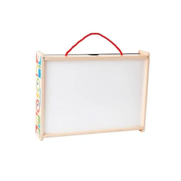 Maletín de madera con piezas magnéticas 105 piezas - Hape