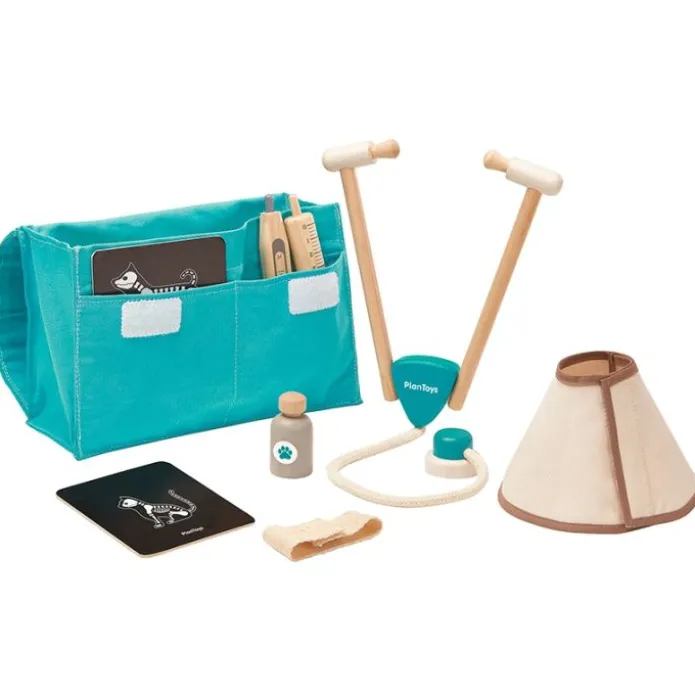 Maletín de veterinario con accesorios de madera - PlanToys