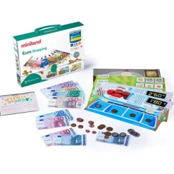 Maletín EuroShopping: dinero de juguete - Miniland