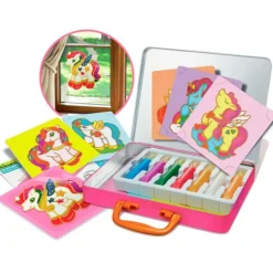 Maletín para dibujar unicornios para ventanas ThinkingKits - 4M