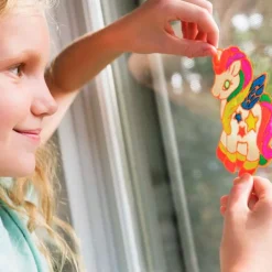 Maletín para dibujar unicornios para ventanas ThinkingKits - 4M