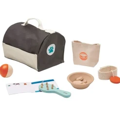 Maletín para perro o gato con accesorios de madera - PlanToys