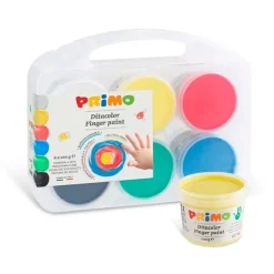 Maletín pintura de dedos colores básicos (6) - Primo